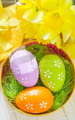 Image of easter eggs