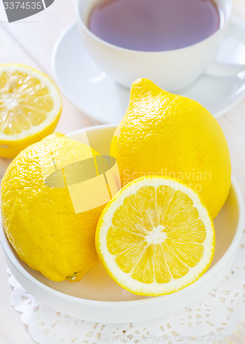 Image of lemons and tea