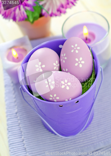 Image of easter eggs