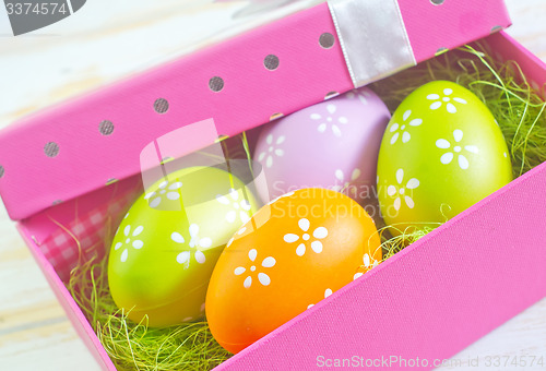 Image of easter eggs