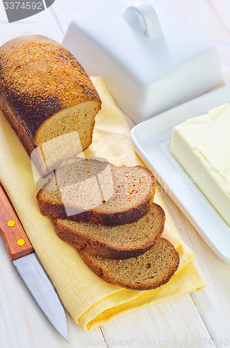 Image of butter and bread