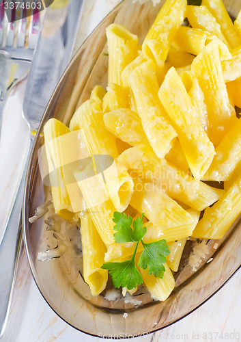 Image of pasta with cheese