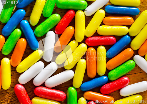 Image of color candy