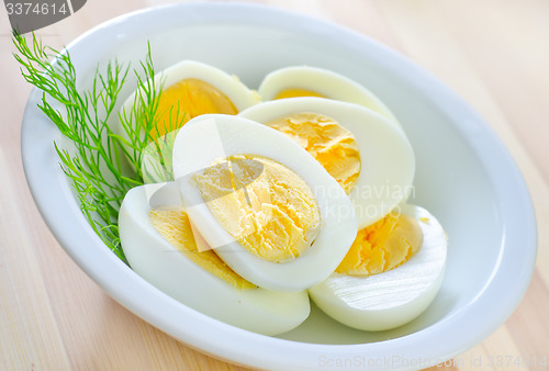 Image of boiled eggs