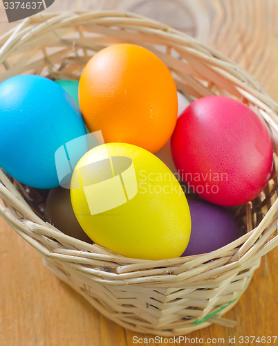 Image of easter eggs