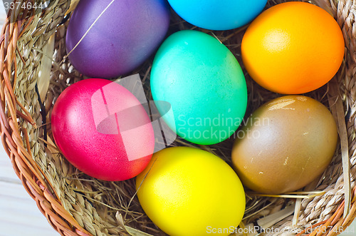 Image of easter eggs