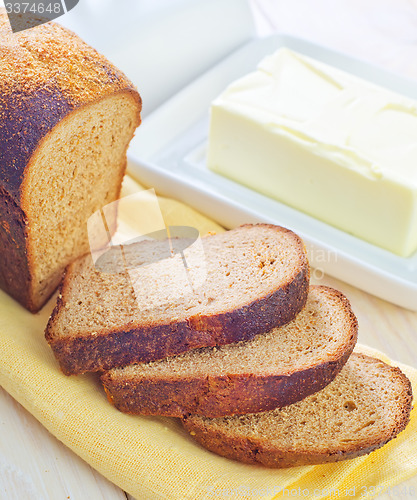 Image of butter and bread