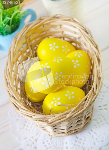 Image of easter eggs