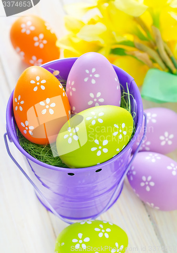 Image of easter eggs