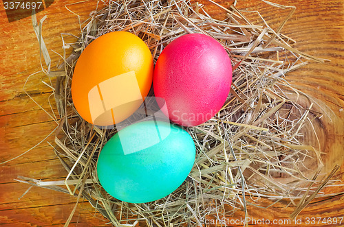 Image of easter eggs