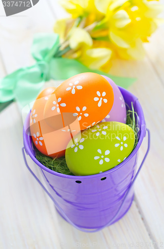 Image of easter eggs