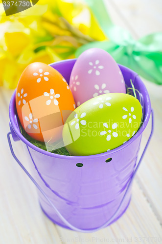 Image of easter eggs