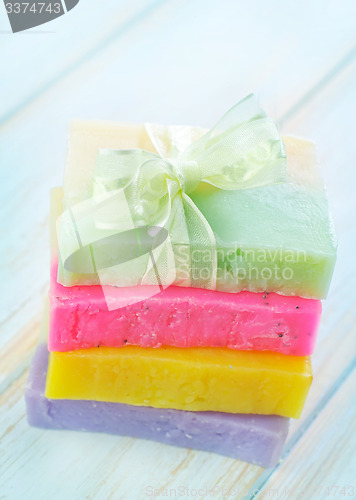 Image of color soap