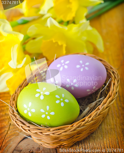 Image of easter eggs