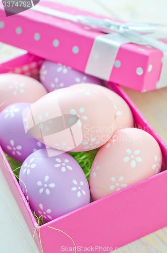 Image of easter eggs