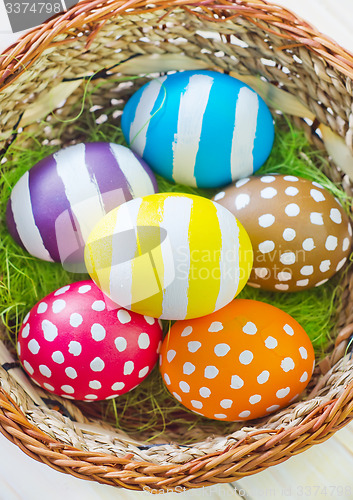 Image of easter eggs