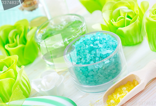 Image of sea salt and soap