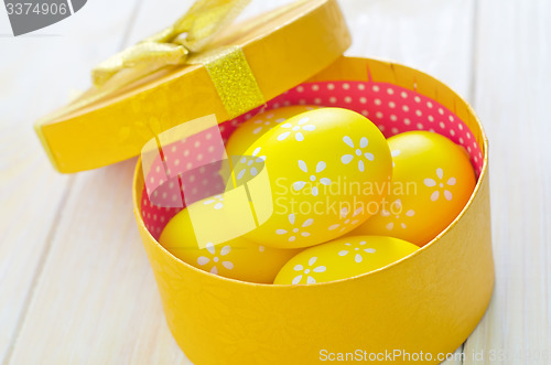 Image of easter eggs