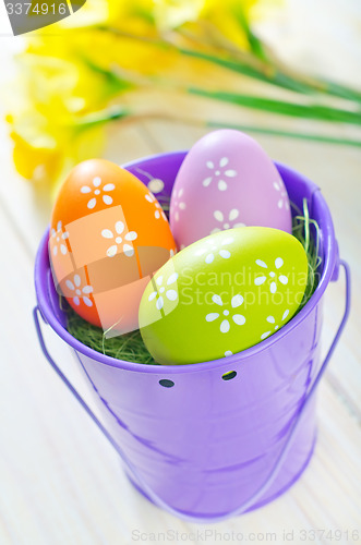 Image of easter eggs