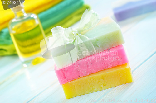 Image of color soap