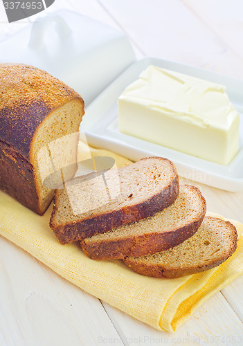 Image of butter and bread