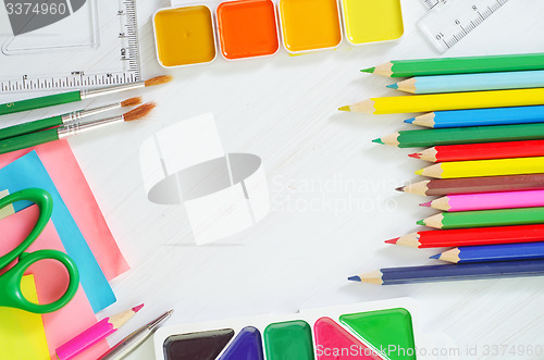 Image of school supplies