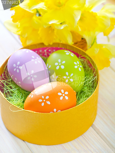 Image of easter eggs