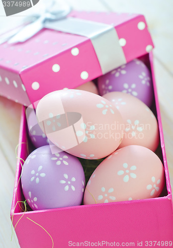 Image of easter eggs