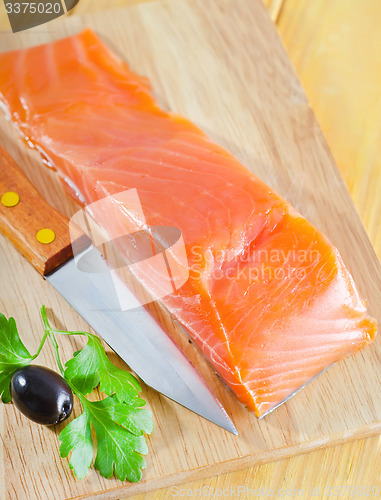 Image of raw salmon