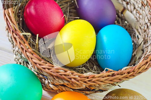 Image of easter eggs