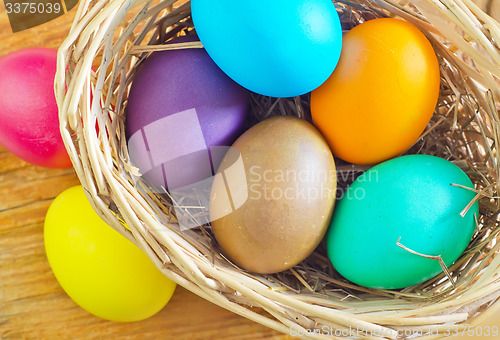 Image of easter eggs