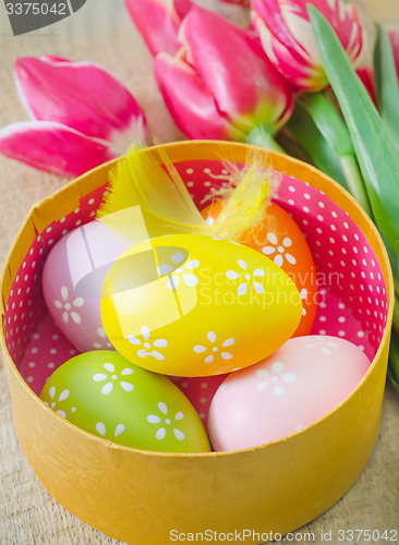 Image of easter eggs