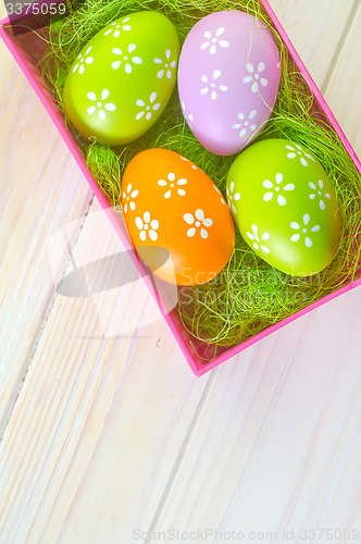 Image of easter eggs