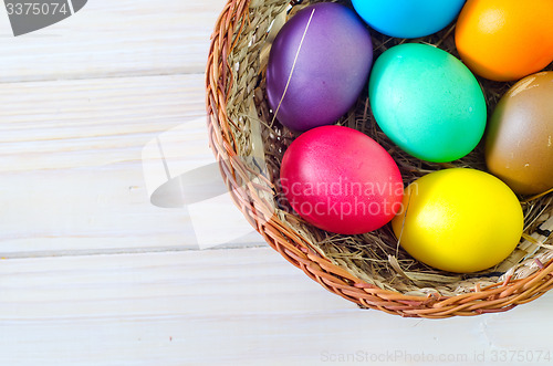 Image of easter eggs