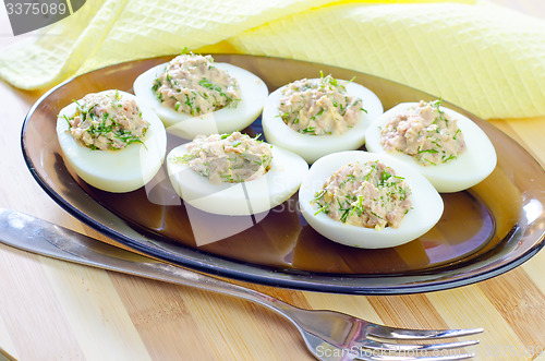 Image of stuffed eggs