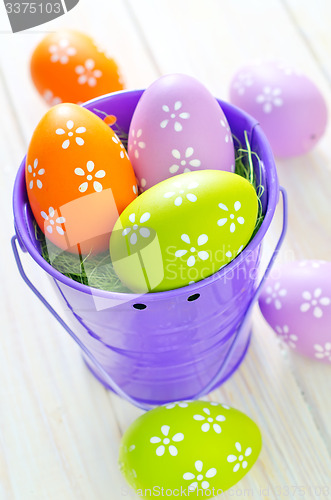 Image of easter eggs