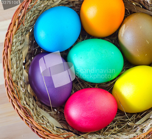 Image of easter eggs