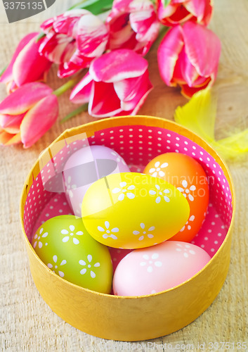 Image of easter eggs