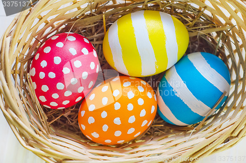 Image of easter eggs