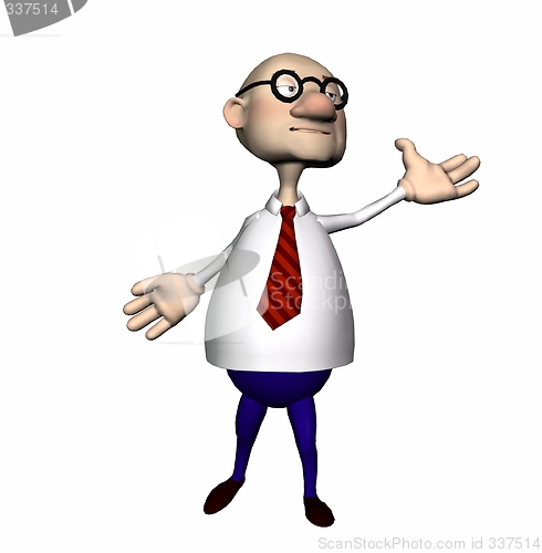 Image of 3d illustration of a doctor