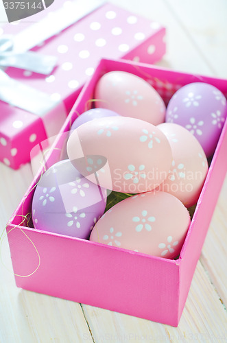 Image of easter eggs