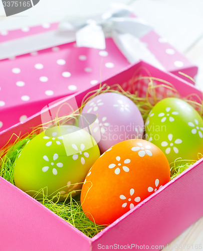 Image of easter eggs