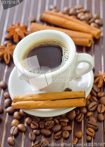 Image of coffee and aroma spice