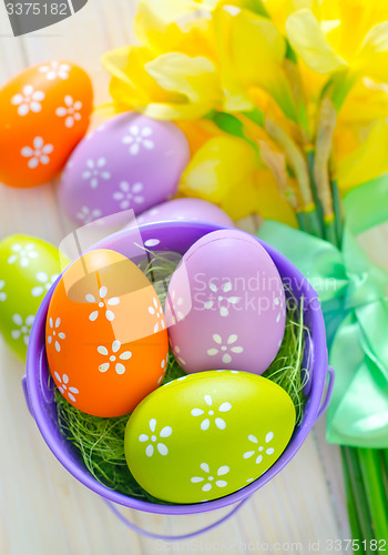 Image of easter eggs