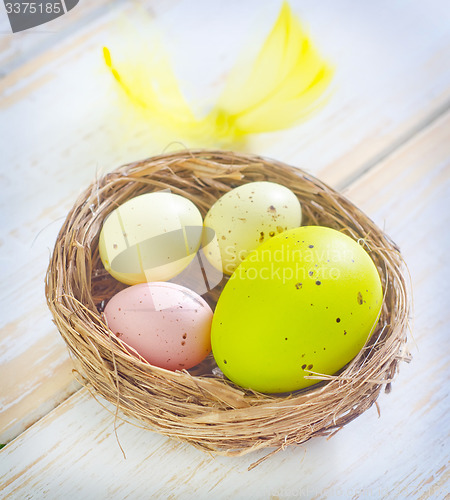 Image of color eggs