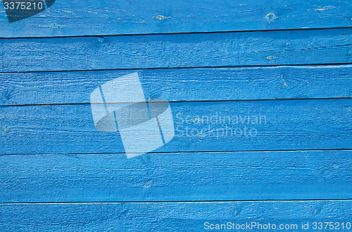 Image of blue wooden wall