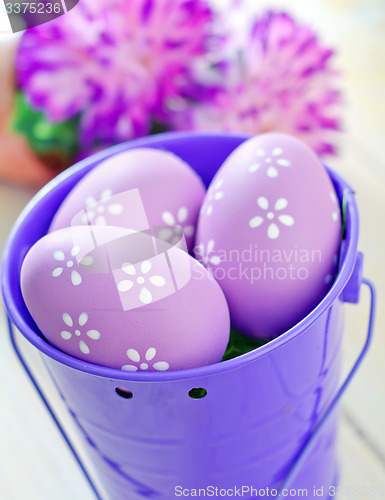 Image of easter eggs