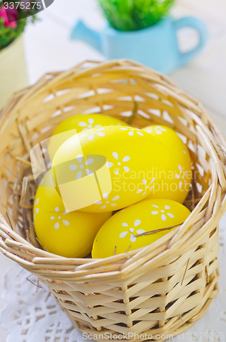 Image of easter eggs