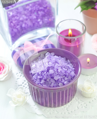 Image of sea salt and soap