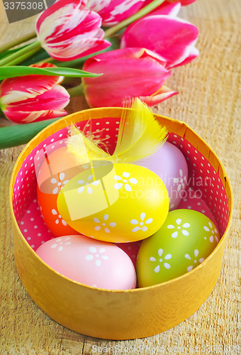 Image of easter eggs